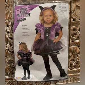 Halloween Costume 🧙 Deluxe Bat 🦇 Witch- size Infant 18.5-23lbs